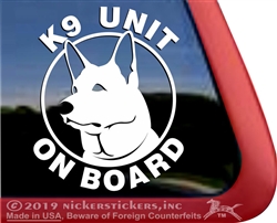 K9 Unit German Shepherd Dog Decals & Stickers | NickerStickers