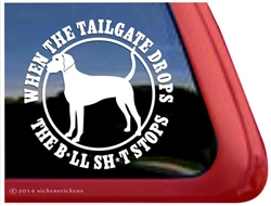 Plott Hound | Tailgate Drops | Dog Decals & Stickers | NickerStickers