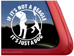 Beagle Window Decal - NickerStickers