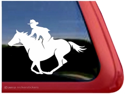 Galloping Male Rider Horse Decals & Stickers â€“ NickerStickers