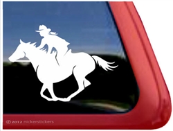 Galloping Female Rider Horse Decals & Stickers â€“ NickerStickers