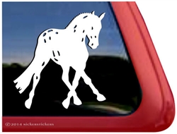 Custom Appaloosa Dressage Horse Side Pass Decals & Stickers ...