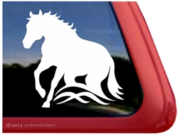 Custom Reining Horse Decals & Stickers | NickerStickers