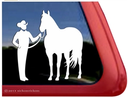 Custom Equestrian Showmanship Halter Horse Decals & Stickers ...